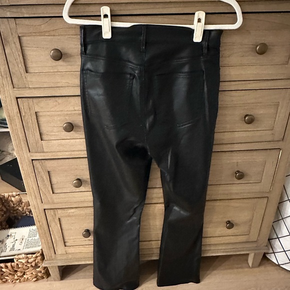 Ann Taylor Coated High Waist Boot Crop Jeans - Picture 5 of 7